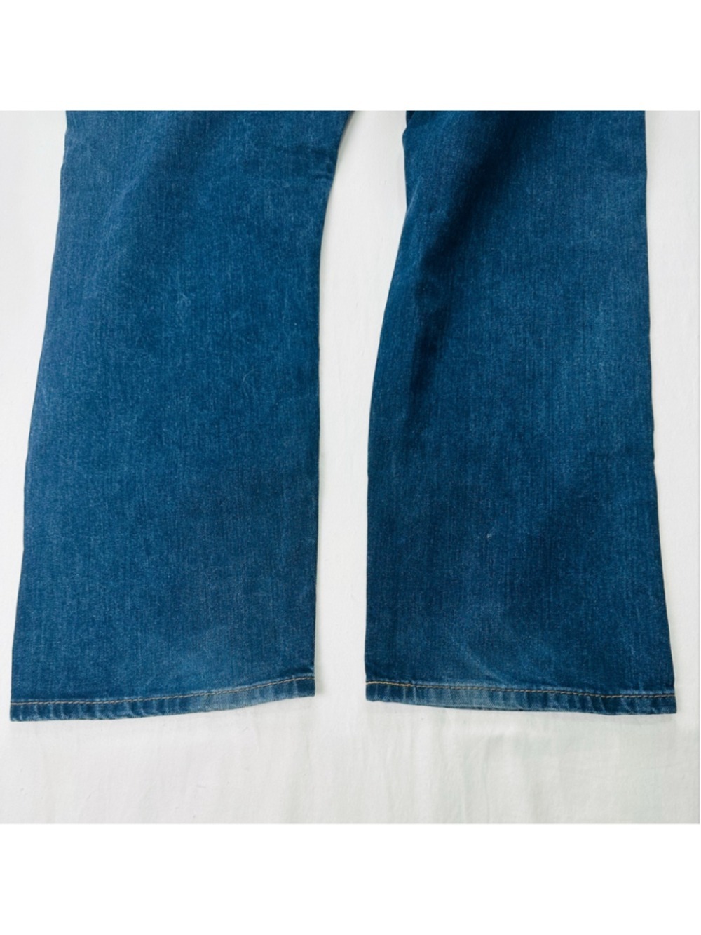 Levi’s 505 Regular Fit Jeans Dark Wash Stretch Denim W38 L30 Classic Straight Le - Picture 9 of 16